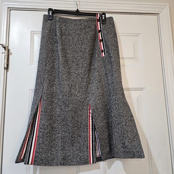 Thom Browne Dresses & Skirts - Thom Browne Cashmere and Silk Skirt Italian Size 44 US Size 8 Quiet Luxury {B10